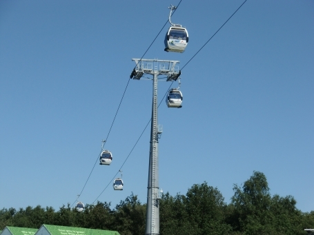 Venlo : Floriade 2012, die Seilbahn ( 1,1 km lang ) der Floriade ist die größte, höchste und längste in den Niederlanden